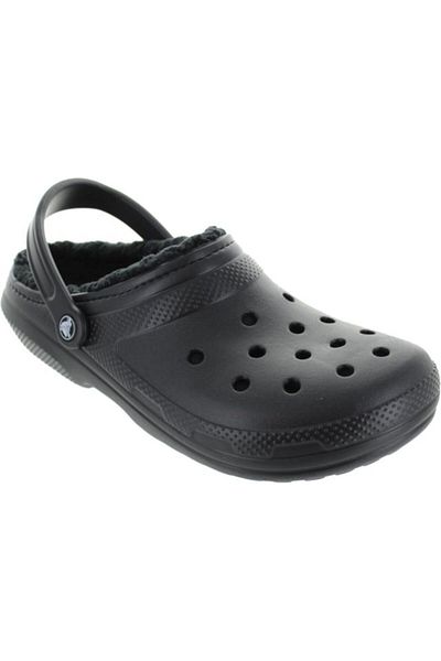 Crocs Μαύρες παντόφλες Unisex Classic Lined Clog