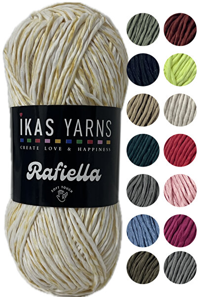 destini Snur de hârtie moale din rafie - Ideal pentru hobby, croșetat și tric...