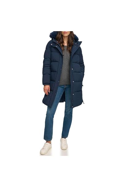 Tommy Hilfiger Women Coat Tw3Mp234-Nvy