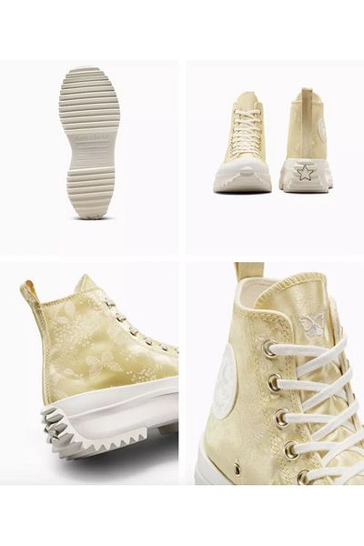 converse A06828C Pantofi de damă Run Star Hike Platform Golden Butterfly Pantofi sport casual