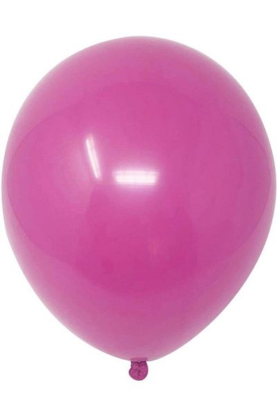 BeySüS Set of 15 Metallic Fuchsia Dark Pink Cherry Rotten Plum Balloon
