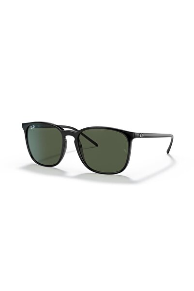 Ray-Ban RAY BAN Unisex SQUARE Sun- RB 4387 - lense size:56mm - BLACK