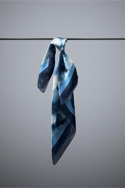 Modabutik G49 Desenli Saten Bandana