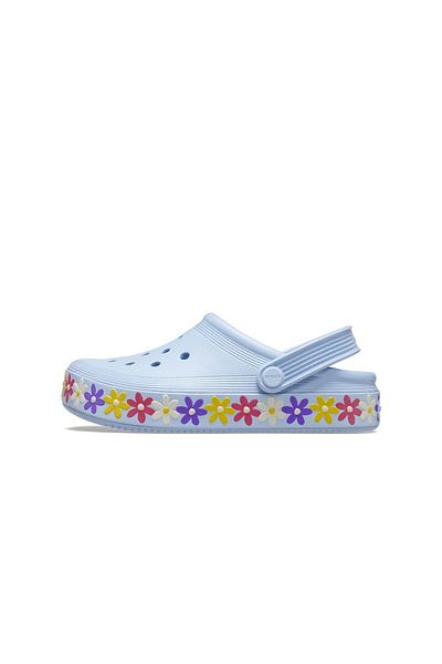 Crocs 209061 -4NS off court daisy clog k blue calcite sandale pentru copii