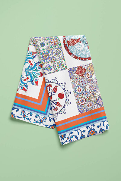 Modabutik Y6 Kadın Çini Desenli Bandana Dg10244