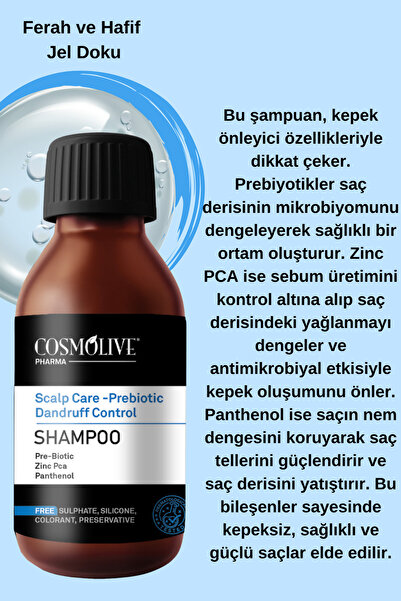 Cosmolive Şampuan | Saç Dökülmesi Karşıtı | Sülfatsız | Hızlı Uzatma | Kepek Önleyici | Onarıcı | Besleyici