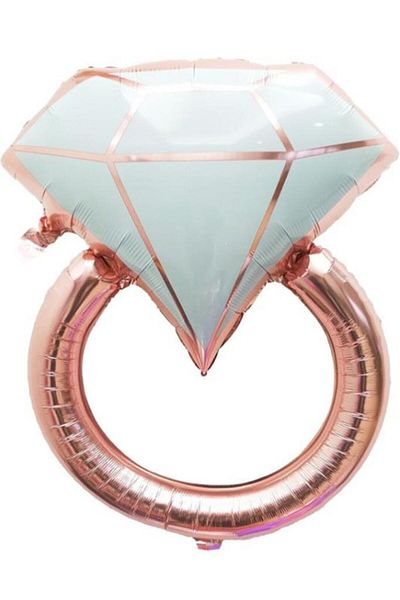 BeySüS Bride To Be Rose Gold Ring Foil Balloon
