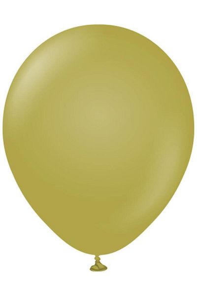 BeySüS Olive Retro Balloon 12 Inch 10 Lu