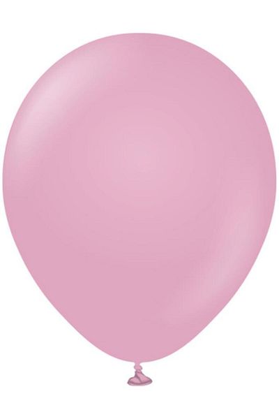 BeySüS 12 Inch Powder Pink Retro Balloon - 10 Pieces