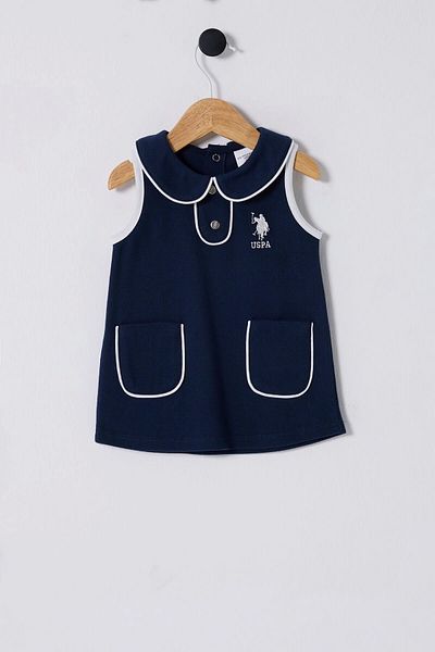 U.S. Polo Assn. U.S.Polo Assn.Baby Girl Dress - Navy Blue