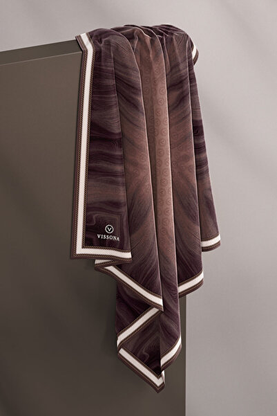 Vissona Kadın Twill Ipek Eşarp Sütlü Kahve