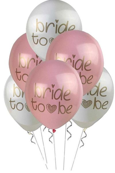 BeySüS Bride To Be Pastel Balloon 10 Pieces