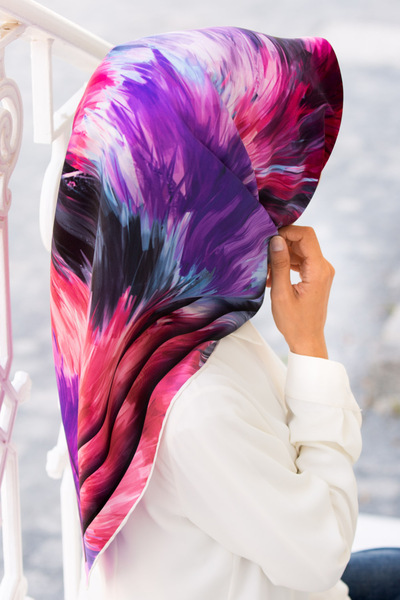 Vissona Twill Ipek Eşarp