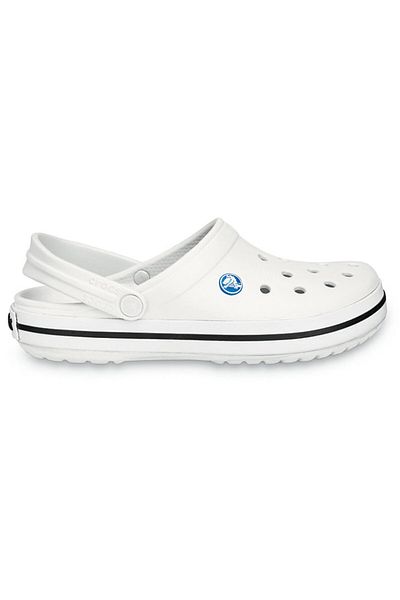 Crocs Λευκές παντόφλες κροκμπάντ Unisex - 11016-100