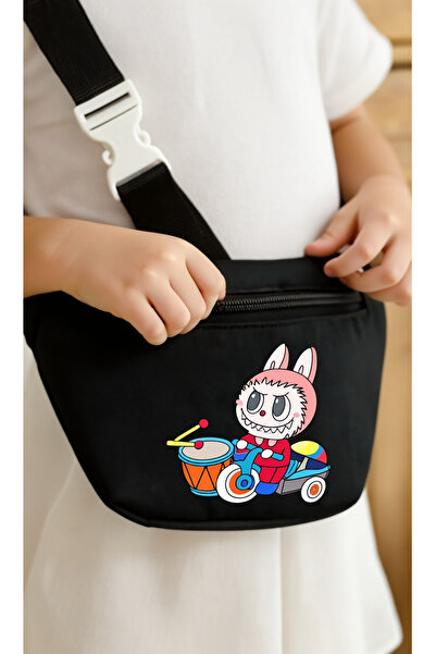 Epod Çocuk Labubu Unisex Ayarlanabilir Bel, Omuz Çantası