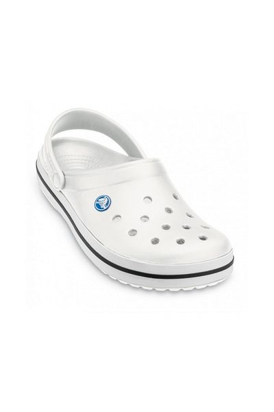 Crocs Λευκές παντόφλες κροκμπάντ Unisex - 11016-100