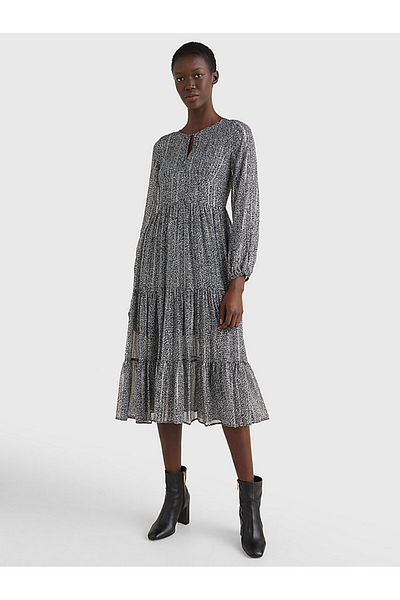 Tommy Hilfiger Tommy Hilfiger Women's Dress Ww0ww32354-0ıs