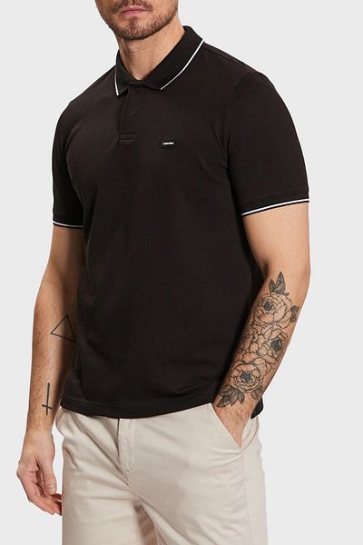 Calvin Klein Stretch Pıque Tippıng Slım Polo