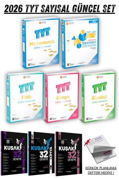 Üç Dört Beş Yayıncılık 345 Sayısal - 2026 Tyt Matematik Geometri Fizik Kimya ...