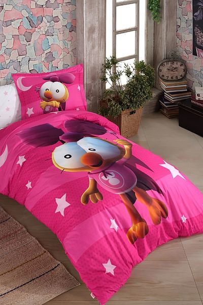 Hobby Poplin Single Licensed Duvet Cover Set Sizinkiler V2