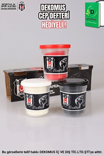 Beşiktaş DEKOMUS İLE YENİ SEZON LİSANSLI BEŞİKTAŞ "TEK ADET" OYUN HAMURU