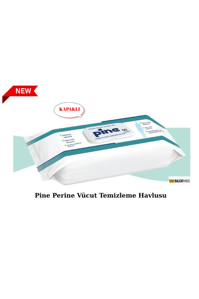 Pine Belbantlı Large Hasta Bezi Seti 3’lü Temizleme Havlusu | Ön Bariyerli – 5’li Paket