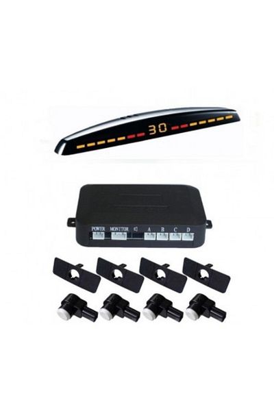 Xenon Bright Parking Sensors With Led Display S309 Oem Type 16.5mm White