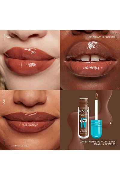 NYX Professional Makeup Lip I.V. Brightening + Tint with Vitamins - 02 Hydra-Honey