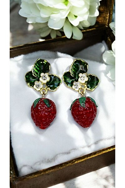 MIRADA JEWELRY Vintage Strawberry Earrings