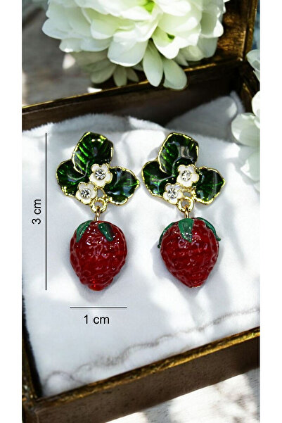 MIRADA JEWELRY Vintage Çilek Küpe