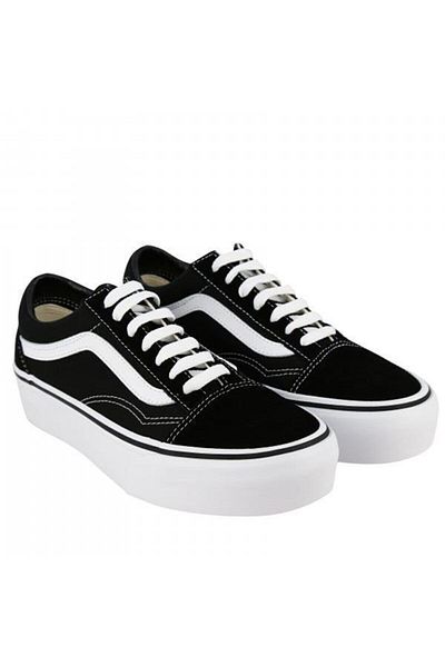 Vans 0A3B3Uy281-R Ua Old Skool Platform Sports Shoes Black
