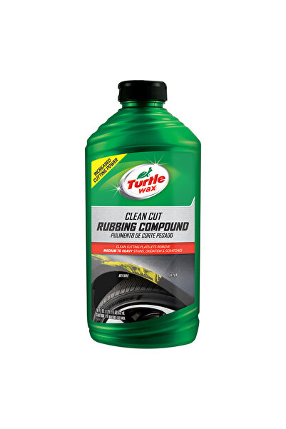 Turtle Wax Clean Cut Rubbing Compound 532ml – Removes Scratches, Stains, And Oxidation Easily