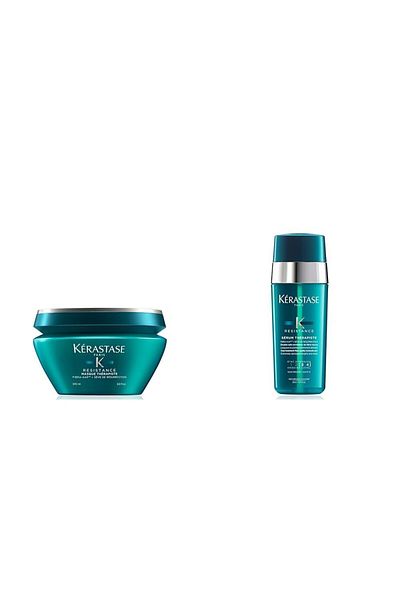 Kerastase مجموعة كيراستاس لإصلاح الشعر التالف جدًا – قناع ماسك 200 مل -سيروم 30 مل