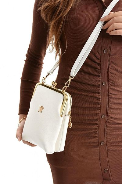 byFOX Fashion Detaliu Burs Mini Dimensiune 3 Compartimente Geanta Crossbody Elegant Latime: 16 Cm Lungime: 20 Cm Latime: 6 Cm