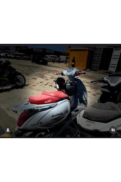 PROVANCE KÜBA BRİLLANT Motosiklet Çocuk Koltuğu, Emniyet Kemerli, Siyah Deri,...