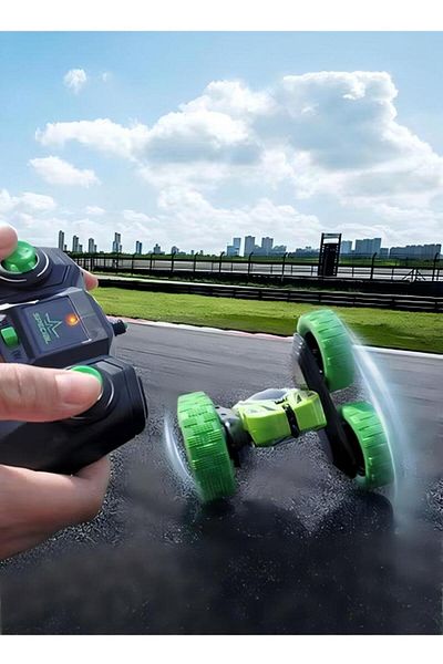 Generic Double-sided Body Rolling 360 Degree Stunt Remote Control Racing Double-sided Stunt Car