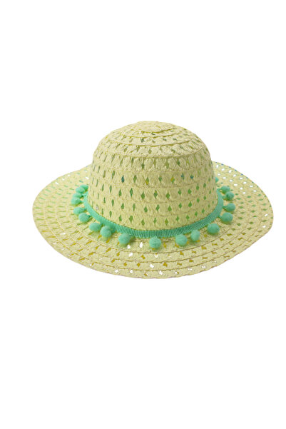 EYMİRGİYİM Pălărie pentru fetiță cu aspect de paie 1-7 ani