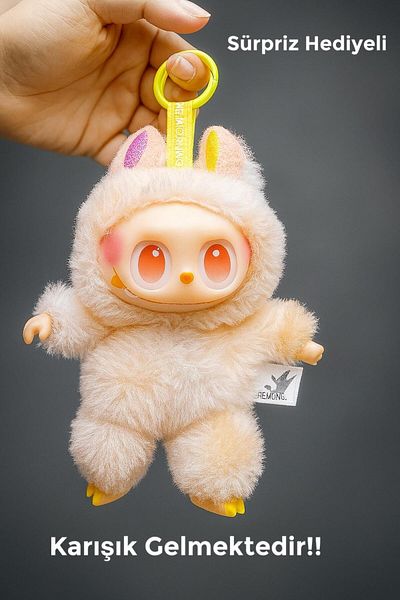 Seyid Satin Gelgör Labubu Toy Labubu Plush Doll Plush Toy Labubu Keychain Model Doll Labubu Big into Energy