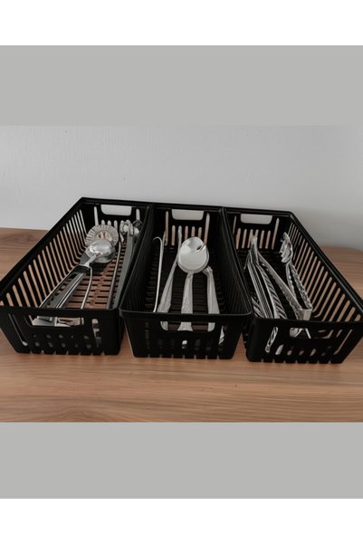 ankahometoys Single Li Kitchen Bathroom Organizer Cabinet Organizer Drawer Organizer Modular Cutlery Holder (1 Pc)