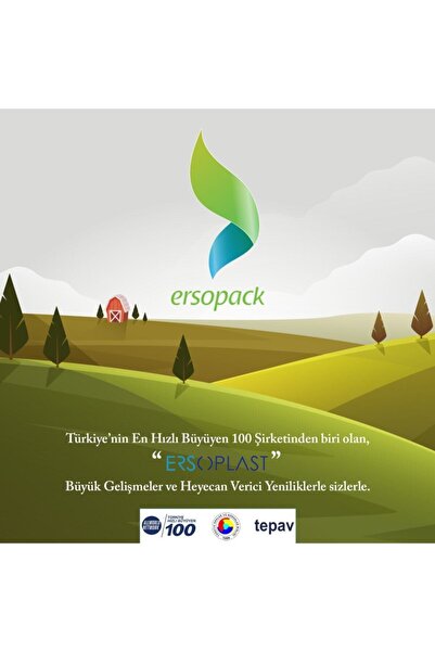 ERSOPACK Evsel Jumbo Boy Çöp Torbası 80x110 Cm 25 Rulo 250 Adet Çöp Poşeti