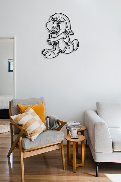 Numa Concept Lola Bugs Bunny Decoratiuni Perete MDF Decupat Laser 26x32 Cm