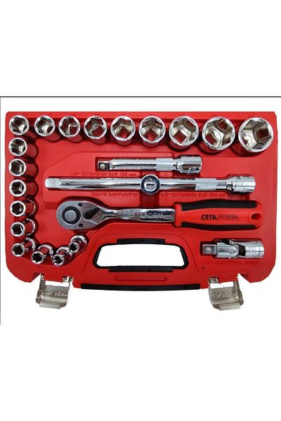 CETA FORM 23 Piece 1/2” 6 Corner Socket Set (with Plastic Bag) - C20-23Ph4
