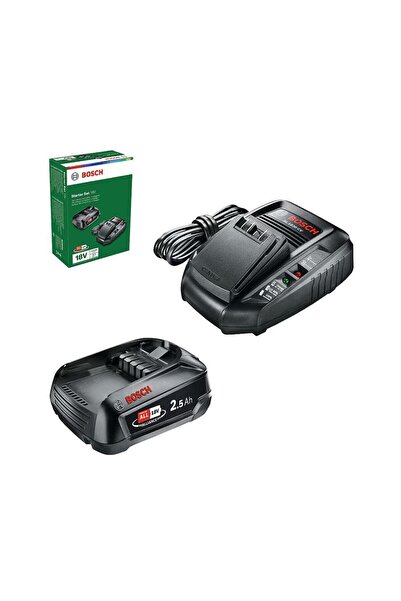 Bosch Akü Seti 18v (2.5AH,TEK AKÜ AL1830) - 1600a00k1p