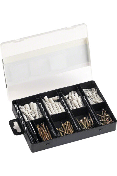 Bosch 173 Parça Dübel, Vida, Matkap Uçlu Sabitleme Aksesuar Seti - 2607019511