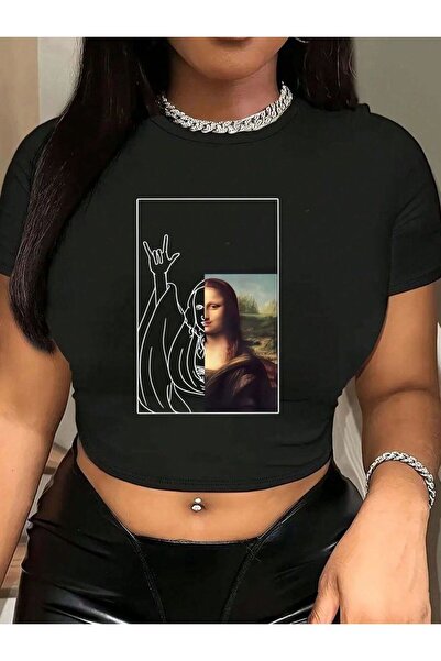 LAYORA supradimensionat & Crop modele de tricouri pentru femei - detalii eleg...