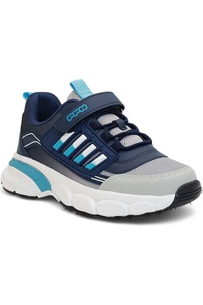 pepino Fy25-1897 Phlon Light Sole Velcro Children's Sports Shoes Navy