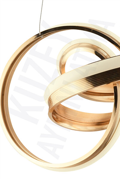 KUZEY AYDINLATMA SONSUZ 2 li 3 RENKLİ LEDLİ KUMANDALI MODERN AVİZE