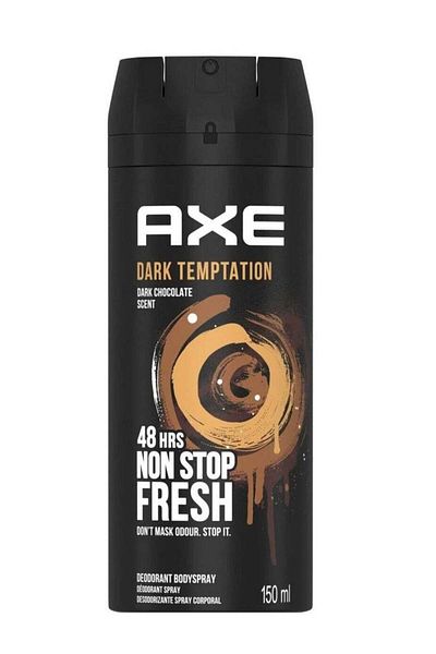 Axe Dark Temptation Dark Chocolate Scent 48H Deodorant Body Spray 150 ml