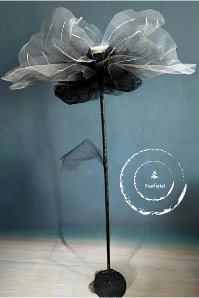 Bloomflorart Tül Büyük Boy Lambader