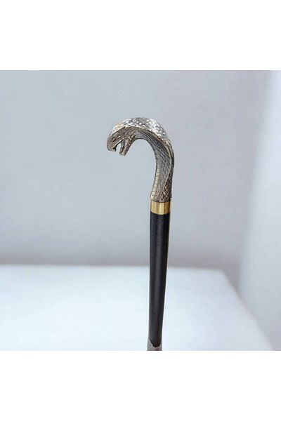 WM Cobra-shaped treacherous stick with sword, 95 cm